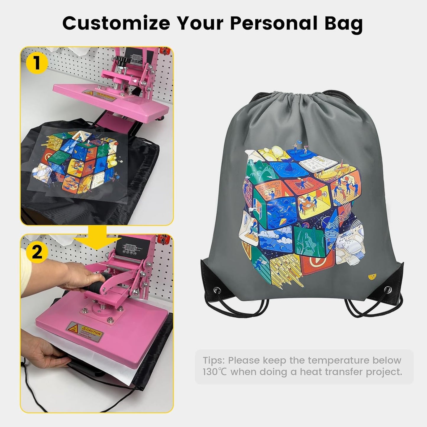 Vorspack 10 Pcs Drawstring Bags Bulk - Drawstring Backpack Draw String Back Bag for Gift, DIY, Party, Gym, Trip - 10 Colors