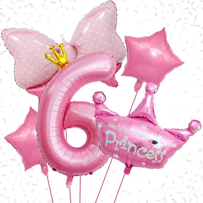 Dinosaur 5th Birthday Decorations, Dinosaur Birthday Party Decorations with Giant Inflatable Dinosaur Balloons 40 Inch Helium Foil Mylar Number 5 Balloons for Dinosaur Theme Birthday Party Decorations