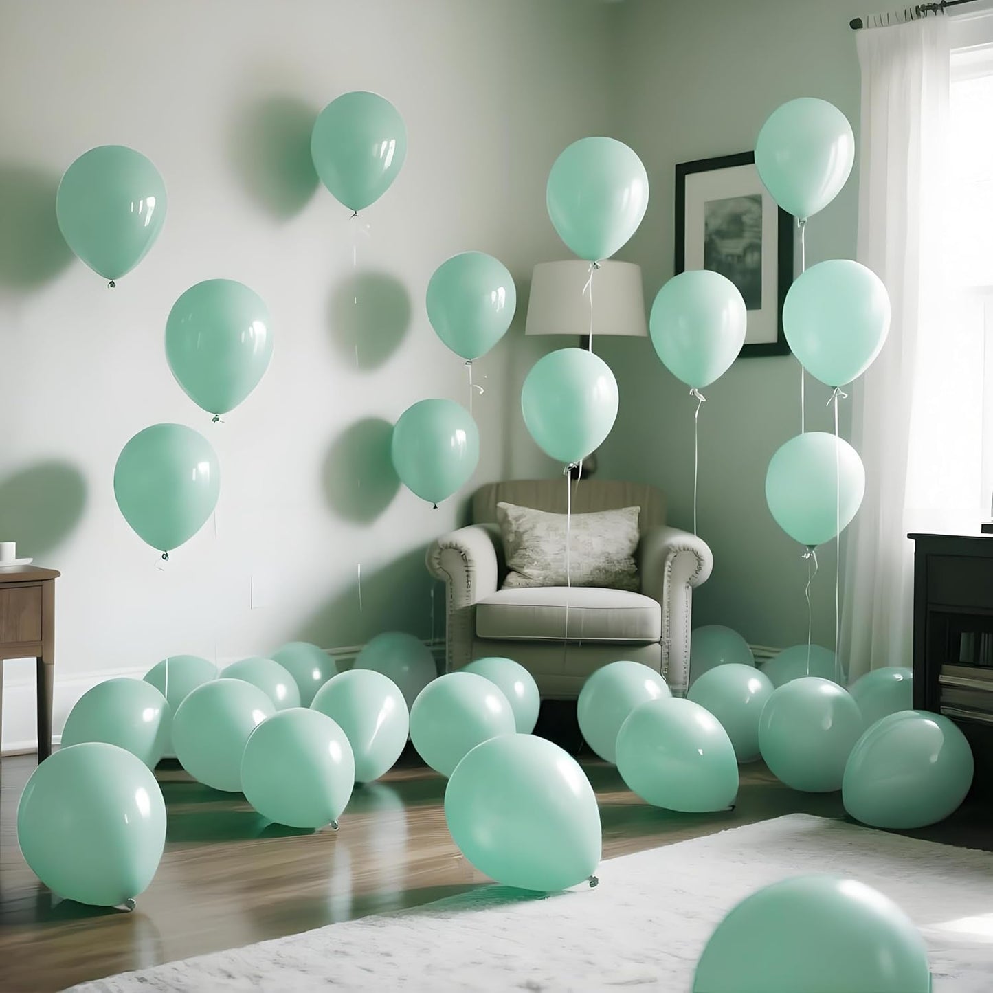 110pcs Black Balloon 12 inch, Black Latex Balloons for Birthday Party Baby Shower Wedding(with 2 Ribbons). - Colors A