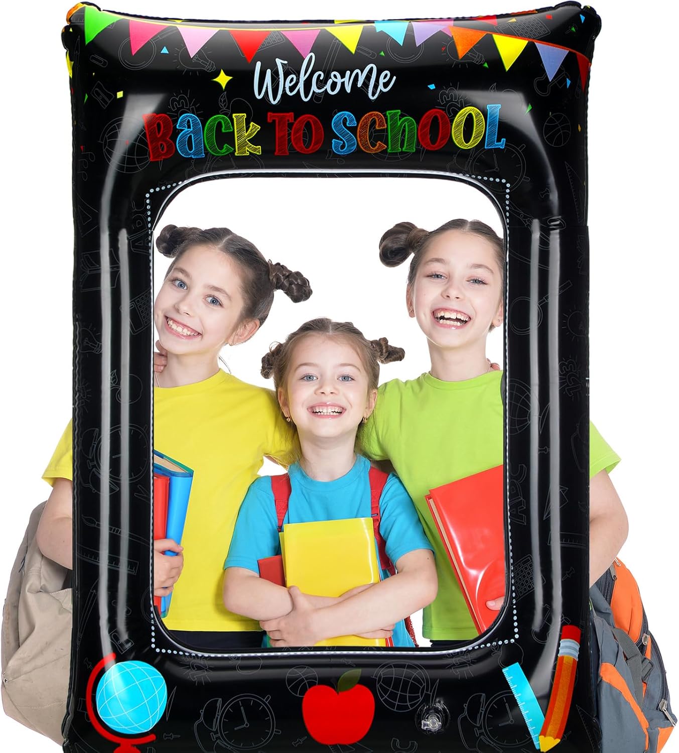VioraWhite Western Wanted Party Decorations Western Wanted Photo Frame 27 Inches Fun Inflatable Photo Frame 3D Wild West Selfie Backdrop for Cowboy Theme Events Cowboy Birthday Party