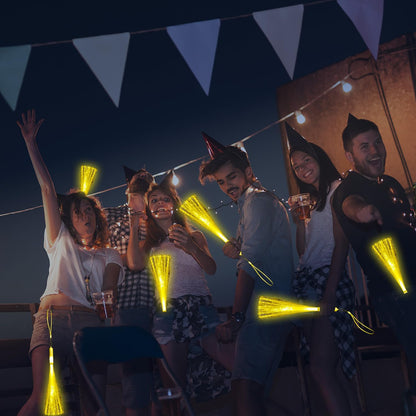 30 Pack Blue Fiber Optic Wands Glow Fiber Wands Bulk LED Light Up Wands with 3 Flashing Modes LED Flashing Sticks for July 4th Halloween Christmas Wedding Birthday Carnival Bachelor Party