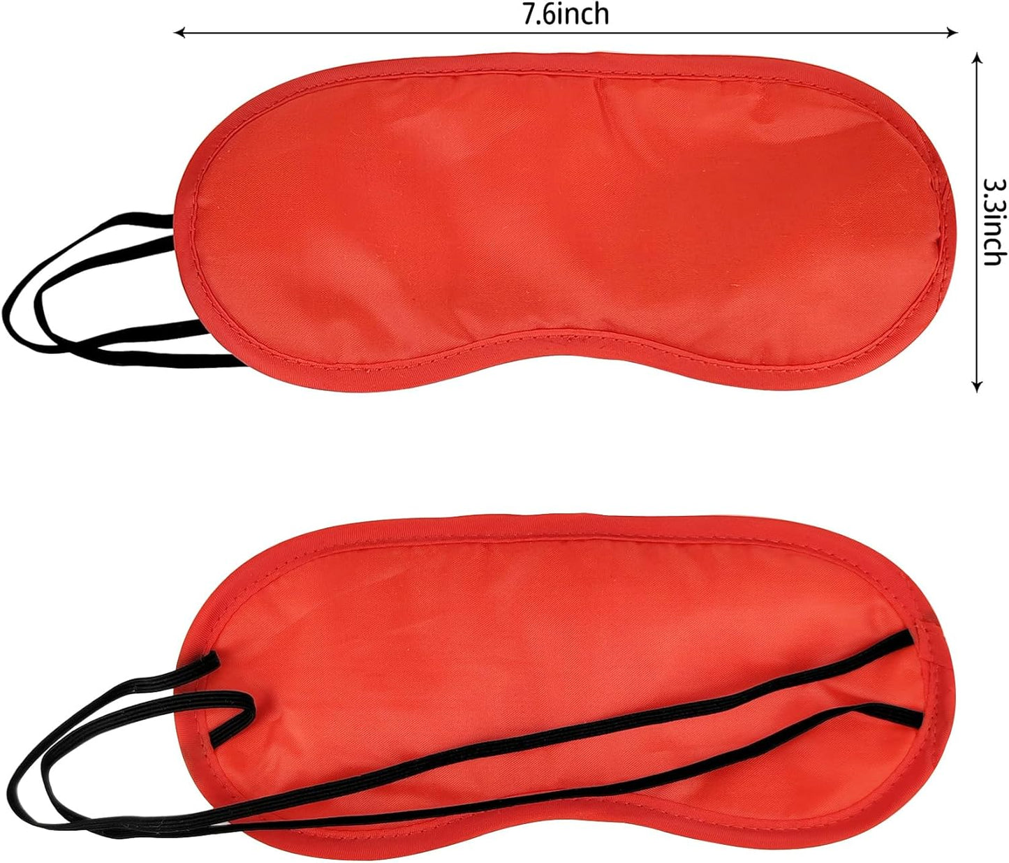 5 Pack Eye Sleep Masks, Sleep Covering, Eye Blinderfold for Sleeping,Travel, Party Games, Supply (Pink)