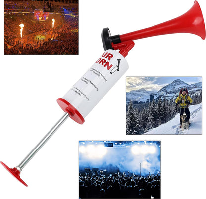 Air Horn for Boat Graduation Party Sports Events Beer Horns Dog Air Horn Self Defense Portable Air Pump Horn(ABS large handheld horn)