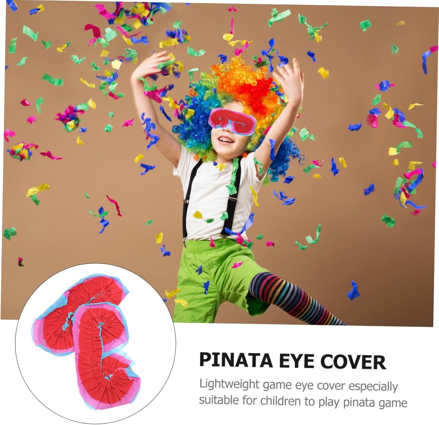 Ipetboom 2pcs Pinata Eye Masks Fun Blindfolds for Party Games for Birthday Celebrations Create Exciting Atmosphere for Group Activities