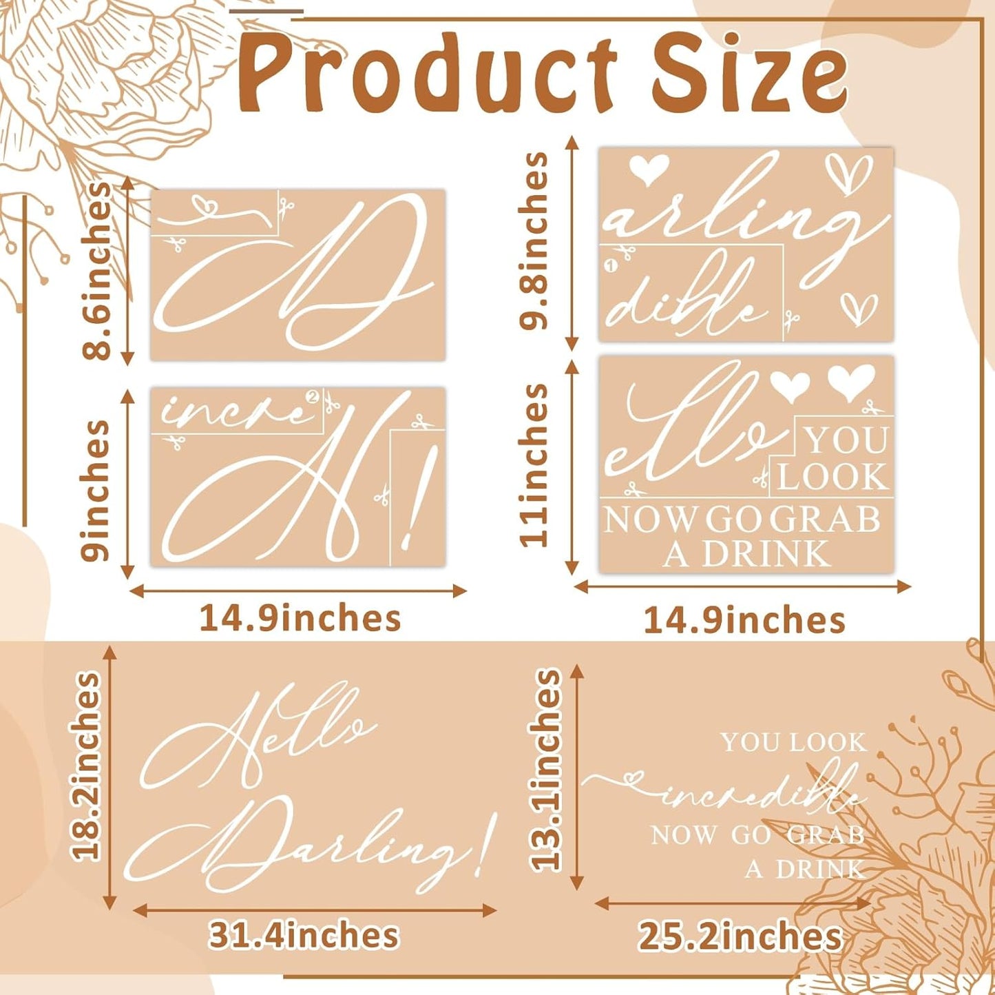 Custom Name Welcome to Our Wedding Signs Personalized Wedding Mirror Decals Selfie Mirror Decal for Wedding Entry Reception Display Golden Date Marriage DIY Vinyl Lettering Welcome Party Decoration