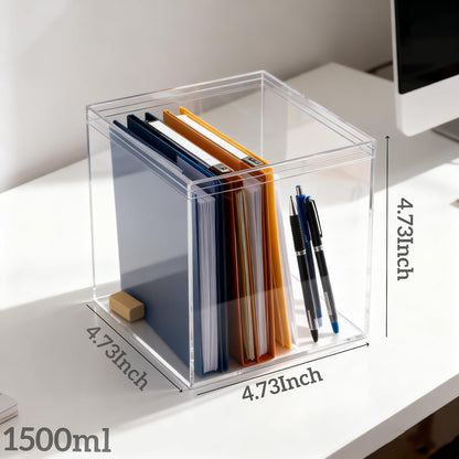 KissYou Acrylic Box Clear Boxes with Lid 12 Packs Small Candy Box Display Square Cube Wedding Graduation Party Decorations Jewlry Gift Box