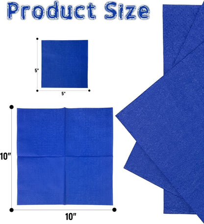 24 colors Cocktail Napkins 5 * 5inch disposable Beverage Napkin paper for Cocktail, Wedding, Dinner，Brithday Party Dessert Wine Paper Napkins（ 120 Count）