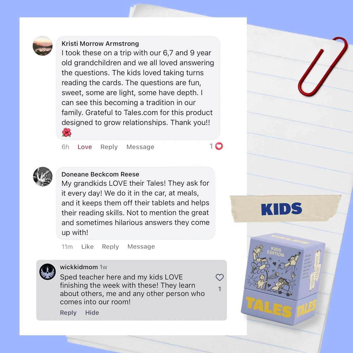 TALES 150 Conversation Cards, Friends Edition, Fun Friend Games for Adults, Teens, Kids, Perfect for Parties, Game Nights, Gifts & Gatherings, Conversations with Friends, Meaningful Connections