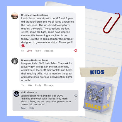 TALES 150 Conversation Cards, Friends Edition, Fun Friend Games for Adults, Teens, Kids, Perfect for Parties, Game Nights, Gifts & Gatherings, Conversations with Friends, Meaningful Connections