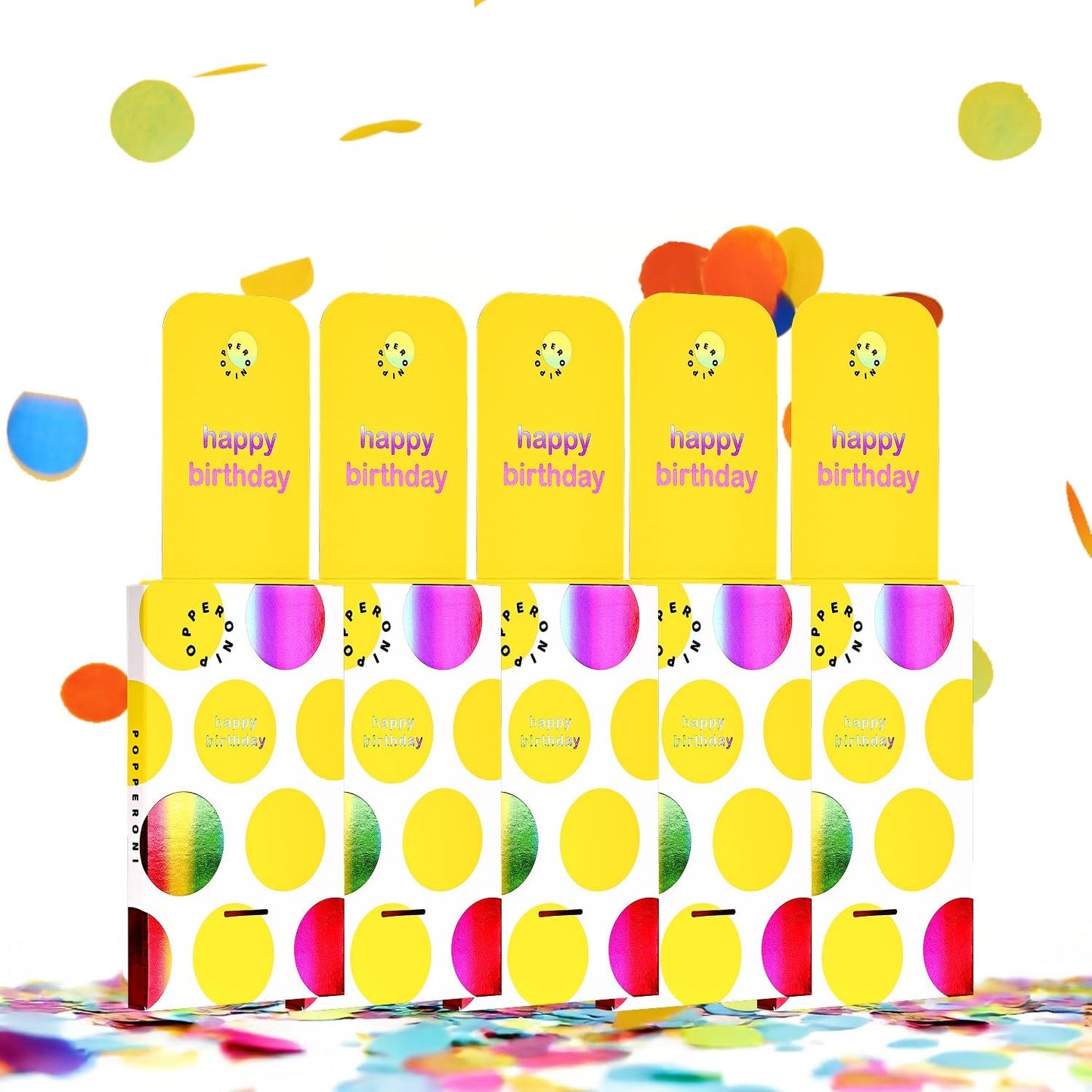 Confetti Popper Birthday Card Pop Up Surprise Greeting Cards Funny Congratulations Gift Idea for Party