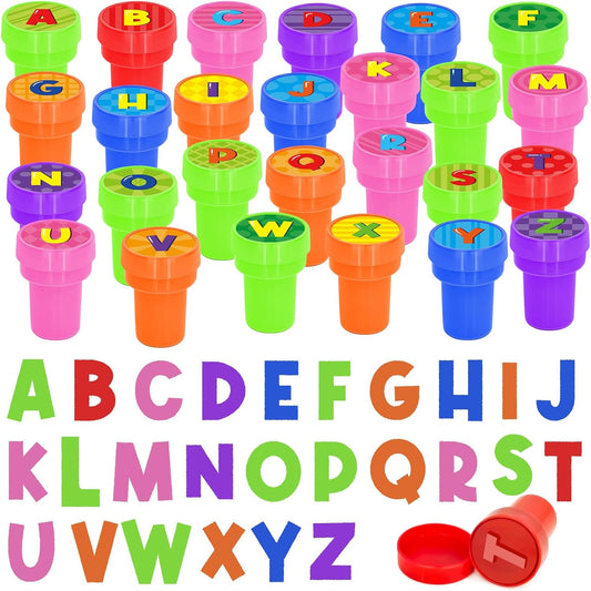 Cinrobiye 24 PCS Flower Party Stampers，Spring Daisy Birthday Favors for Girls Boys, Groovy Floral Party Supplies, Classroom Rewards, Goodie Bag & Pinata Fillers, Carnival Prizes - Colors B