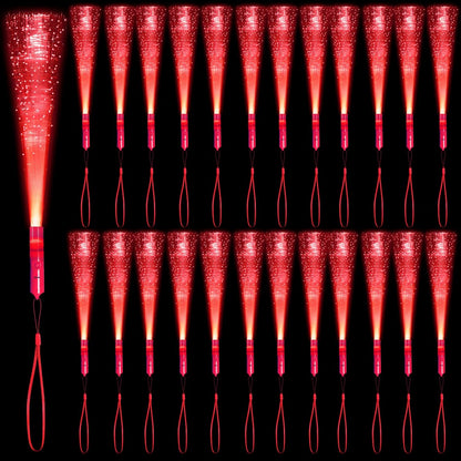 36 Pack Yellow Fiber Optic Glow Stick Wands Bulk with 3 Flashing Models for Valentine's Day St Patrick's Day Easter 4th of July Halloween Party Favors Bachelorette Concerts Clubs