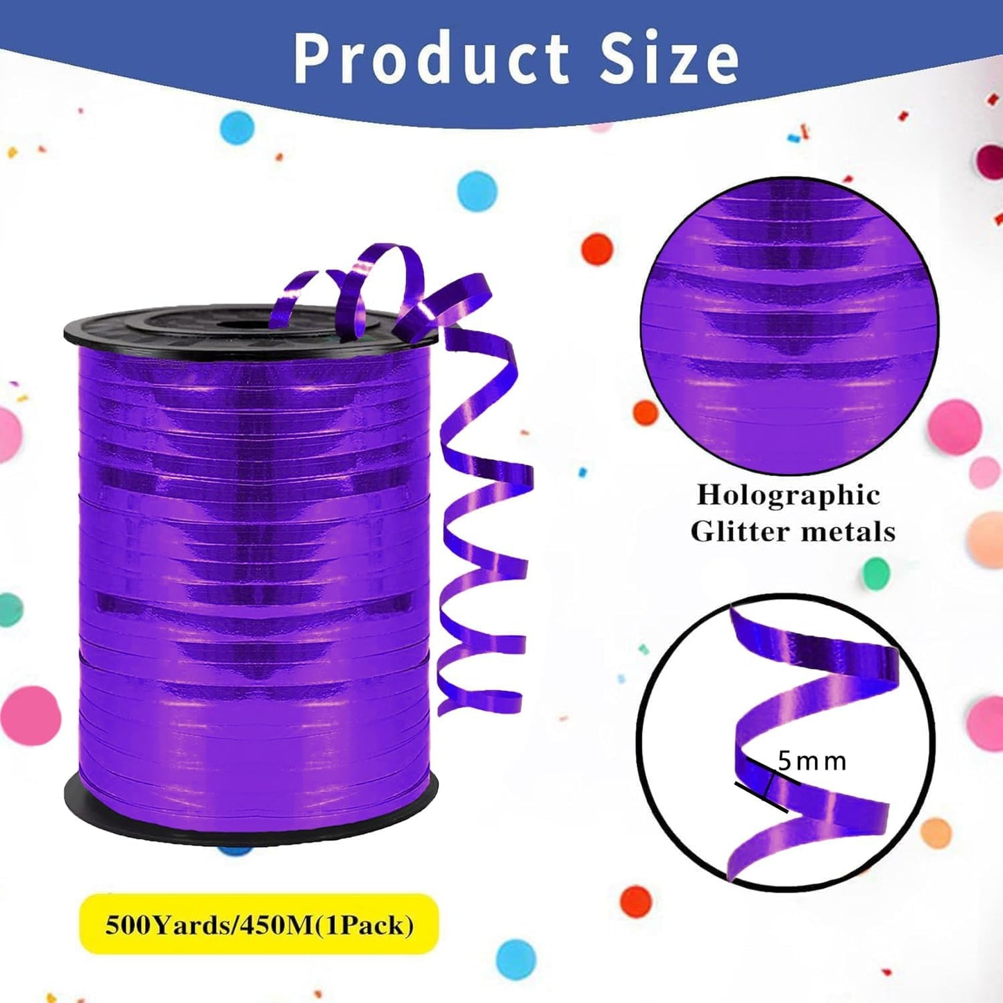 500 Yard Premium Burgundy Curling Ribbon,Curling Ribbon for Gift Wrapping Balloon for Party Birthday Wedding Decoration,Holiday Decorations Art Crafts, Florist Flower