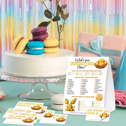 Gamer Birthday Party Decorations, Funny Video Game Party Night Favors Set,What's Your Gamer Name Perfect for Birthday Party Baby Shower Activities(31pcs)