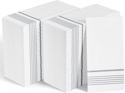 200 Pack Paper Dinner Napkins, Absorbent Paper Napkins, Premium Quality Guest Towels, 2-Ply Disposable Hand Towels for Thanksgiving, Kitchen, Events, Parties or Events