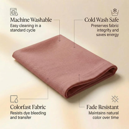 ACCENTHOME Natural Cotton Linen Napkin Set of 12 18x18 inch Dinner Napkins - Washable Soft Premium Hotel Quality Reusable Hemmed Edges Napkins Perfect Table Linens for Family Dinners, Weddings