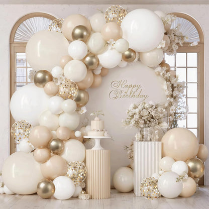 Sage Green Pink Balloons Garland Kit,133pcs Olive Green Blush Pink Sand White Metallic Gold Balloons for Bridal Shower Wedding Birthday Jungle Safari Woodland Party Decorations…