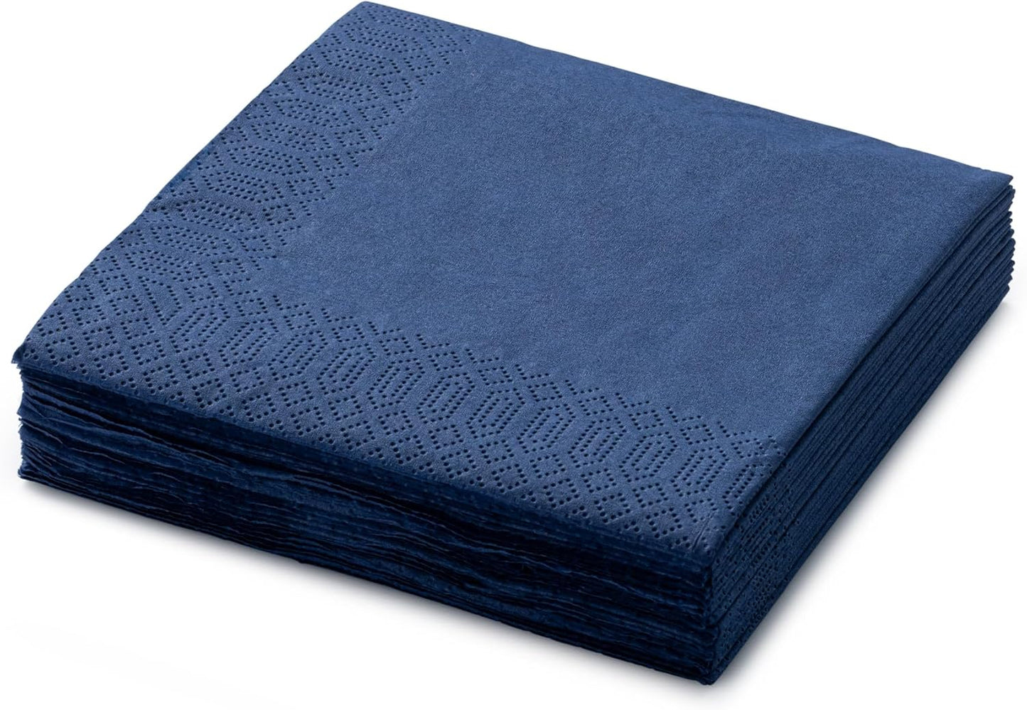 Black Beverage Napkins (300 Count) 2-Ply Disposable Cocktail Napkins for Bar, Weddings, Parties, Events, Premium Quality and EU Made