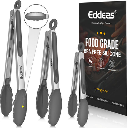 EDDEAS 12 PCS Small Serving Tongs, 4.3" Mini Gold Tongs, Gold Kitchen Tongs for Serving Food, Coffee Bar, Tea Party, Desserts Party and Ice Bucket