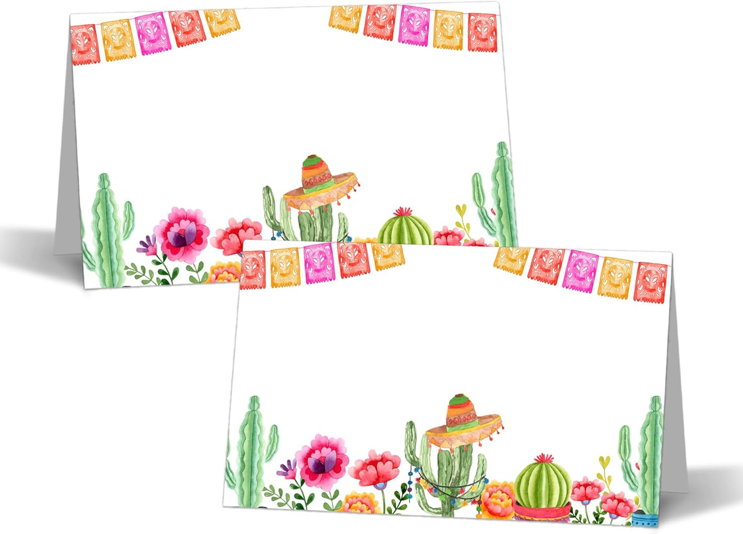 Dinosaur Table Place Cards - 25PCS Tent Cards - Tropical Dino Themed Food Lables - Name Place Cards for Table Setting - Name Cards for Birthday Party Baby Shower - Scored for Easy Folding -10
