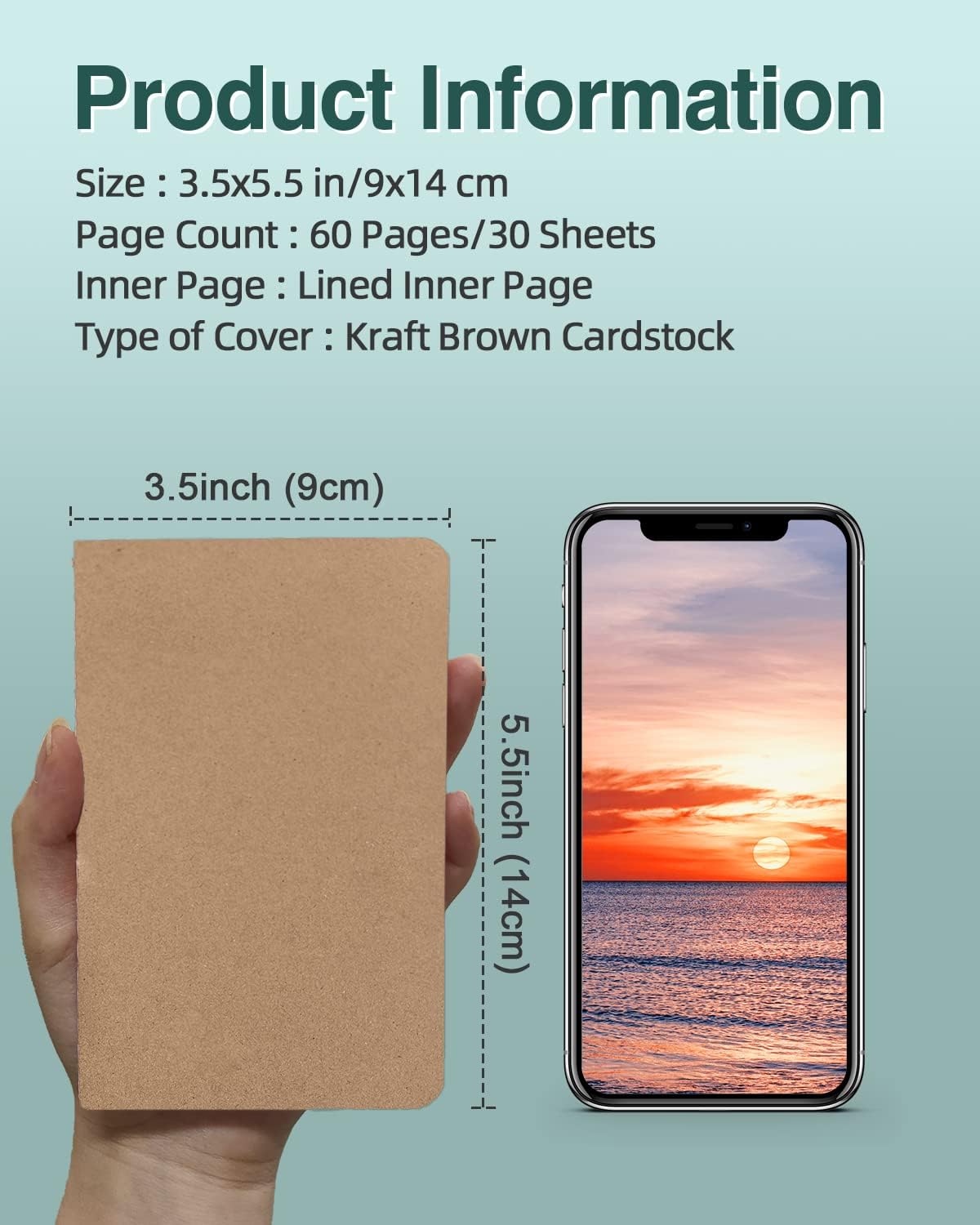 Lzerking Small Notebooks Bulk 3.5 x 5.5 Inches 36 Pack Mini Pocket Journal Notepads-Purple Cover for Kids, 30 Sheets/60 Pages, Available as Party Favors or Holiday Gifts