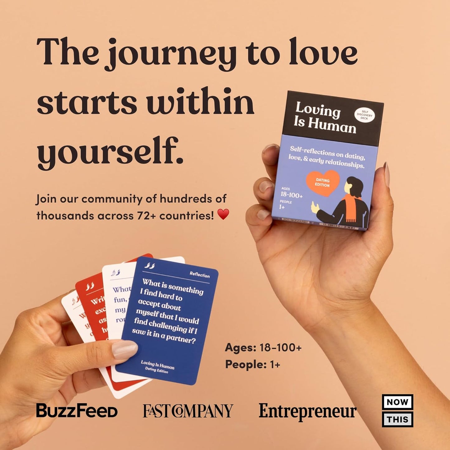 Partners are Human | 140 Conversation Cards to Help Deepen Romantic Relationships | Card Game for Bonding & Communication | Therapy for Adults