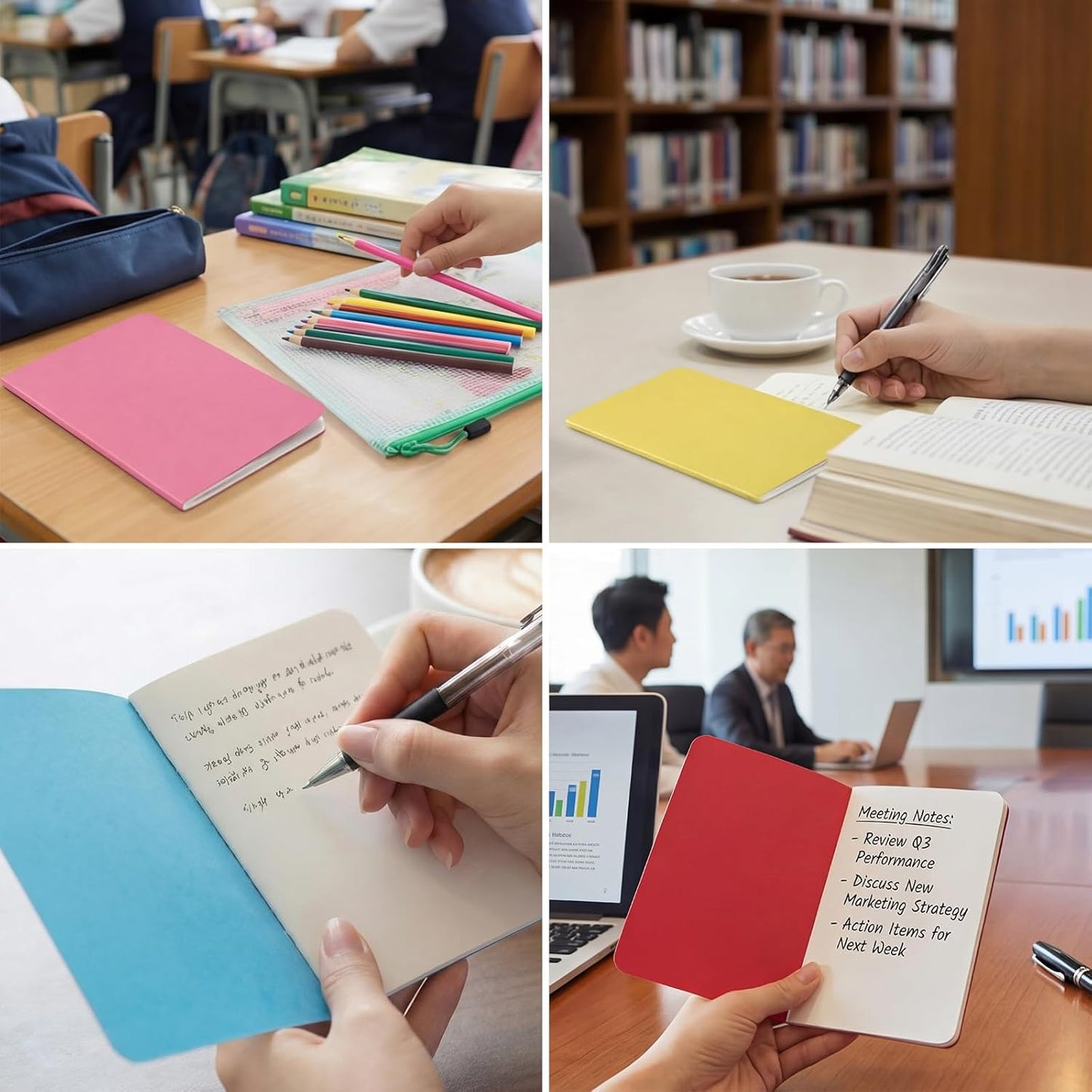 BESARME 16 Pack Mini Notebooks Bulk, A6 Small Lined Pocket Notebook End of Year Gifts for Students Elementary School Graduation Gifts for Kids Students School Supplies