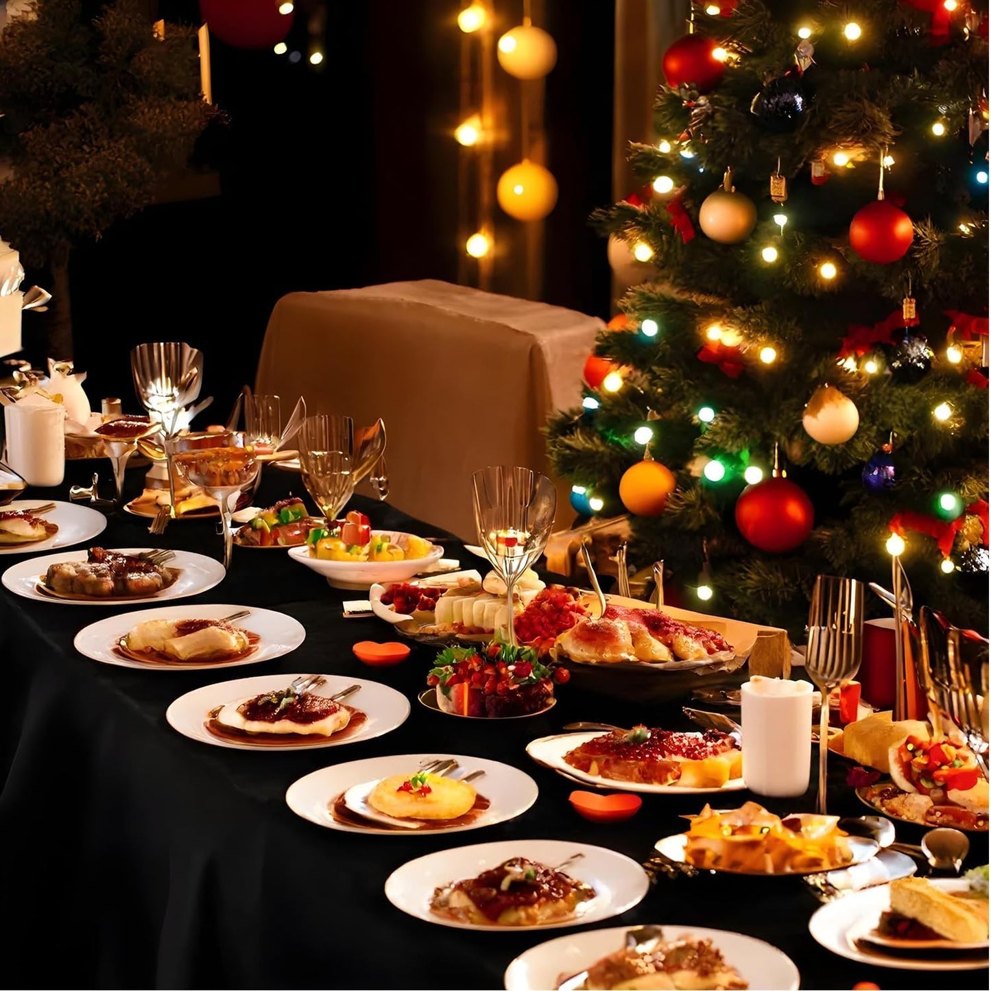 Plastic Table Cloth, 310 Ft X 54 in Disposable Tablecloth White Plastic Tablecloth with Any Cut Sliding Cutters Premium Table Cover Roll for Picnics, Parties, Birthdays, Weddings
