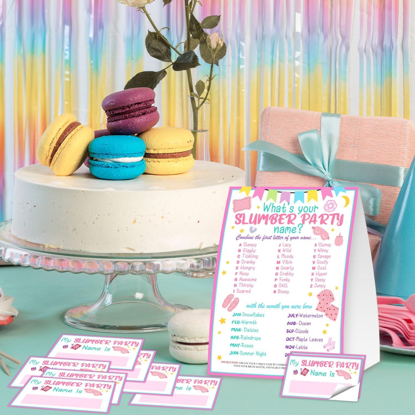 Gamer Birthday Party Decorations, Funny Video Game Party Night Favors Set,What's Your Gamer Name Perfect for Birthday Party Baby Shower Activities(31pcs)