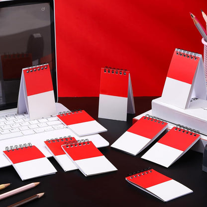Eaasty 24 Packs Mini Cartoon Animation Party Favors Notebooks Red Cartoon Game Party Notepads Set Anime Themed Spiral Pocket Notepads for Boys Girls Classroom Birthday Office Party Favors