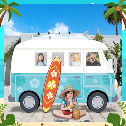 6.6 Feet School Bus Photo Prop Cardboard Cutout Selfie Frame Life Size Graduation Party Decor End of Year Photo Booth Stand Up Welcome Back Party Backdrop for Students Teacher Classroom Decoration