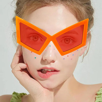 Funny Oversized Party Glasses Sunglasses Max Width 5.9", Hilarious Costume Accessories for Birthdays, Dance Parties