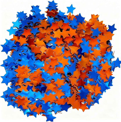 Rainbow Star Metallic Foil Confetti 8000 Pcs Shiny Star Table Confetti for Fill Balloon Wedding Graduation Party Decorations,60g of pack