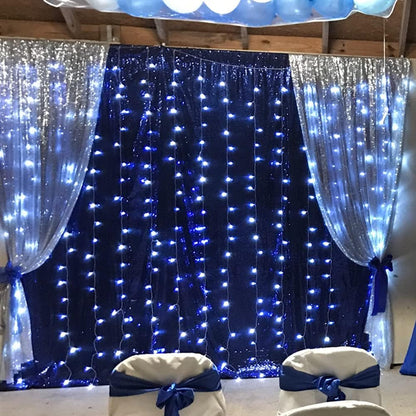 Poise3EHome Black Sequin Backdrop Curtains, 2 Panels 2FTx8FT Glitter Photo Booth Backdrop for Halloween Birthday Bachelorette Wednesday Twilight Party Decorations