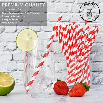 Black Paper Straws 1000 Count - 7.75" x 0.24", 100% Biodegradable & Compostable, Disposable Drinking Straws Bulk - Cocktail, Bars, Restaurants