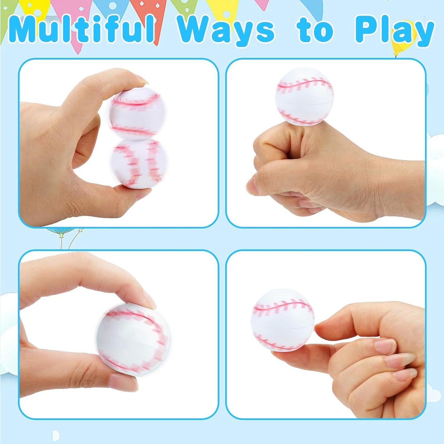 Thremhoo 32PCS Fidget Spinner Soccer Balls Party Favors Bulk for Kids 4-8 8-12 Goodie Treat Bag Stuffers Classroom Treasure Toys Carnival Prize Pinata Filler Birthday Trinket End of Year Students Gift