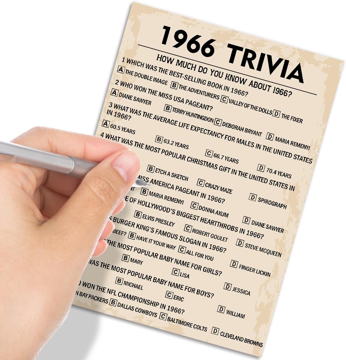 QUPT 40th Birthday Party Games, Movies in 1986 Games, Birthday Party Supplies for Adults, Fun 1986s Party Game，Pack of 30 Cards