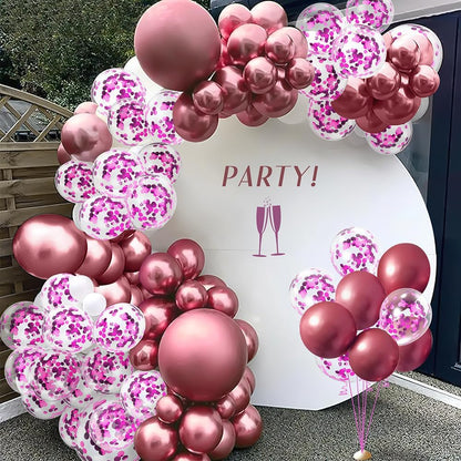 Gold Confetti Balloons, 50 Pcs 12 Inch, Glitter Gold Confetti Party Balloons, Party Decorations, Birthday Wedding Baby Shower Party Balloons Decorations