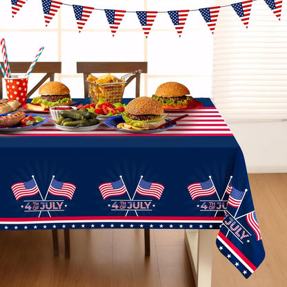 Childom 1 Pack Fourth of July Coloring Tablecloth for Kids,4th of July Crafts for Kids 30"x72" Giant Coloring Poster Table Cloth,Large Paper Poster Crafts Party Activities,4th of July Paper Tablecloth