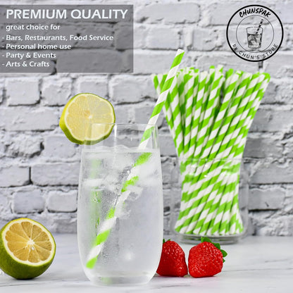 Black Paper Straws 1000 Count - 7.75" x 0.24", 100% Biodegradable & Compostable, Disposable Drinking Straws Bulk - Cocktail, Bars, Restaurants