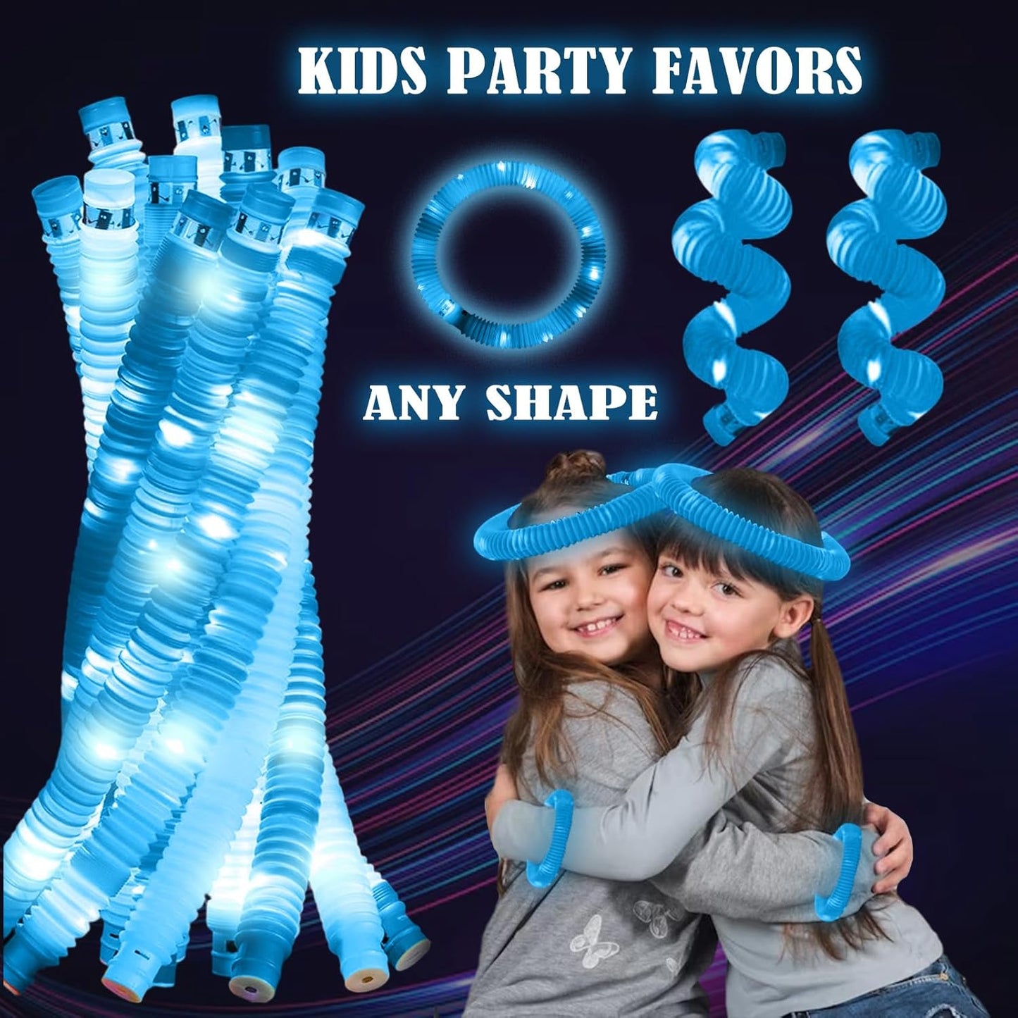Orange 12PCS Glow Sticks Stocking Stuffers Party Favors-Glow in The Dark Party Supplies for Kids and Adults, Perfect for Festivals, Birthday Parties, Raves, Concerts, and Camping Decorations
