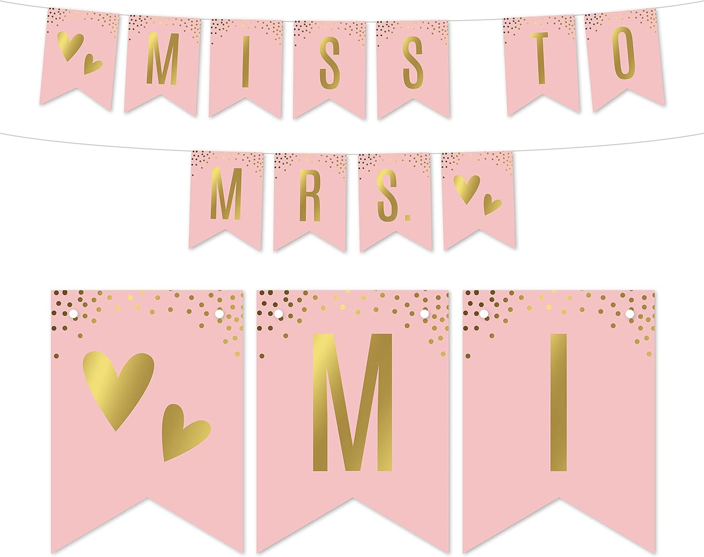Andaz Press Blush Pink and Metallic Gold Confetti Polka Dots Bachelorette Party Bridal Shower Collection, Scavenger Hunt Game Cards, 20-Pack