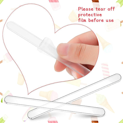 30 Pieces Acrylic Sticks Reusable Cakesicle Cake Pop Mold Mirror Ice Pop Sticks Ice Cream Cakesicle Mold for Home Cake Candy Gifts Party Craft