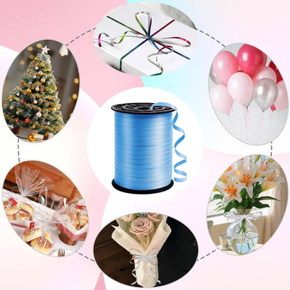 500 Yard Premium Gold Curling Ribbon,Curling Ribbon for Gift Wrapping, Balloon String,for Gift Wrapping ，Party Decoration Crafting,for Florist Flower﻿