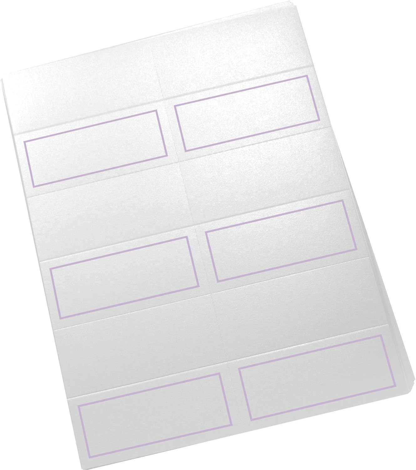 Single Line Border Printable Place Cards, Gold (Choose Color), Set of 60 (10 Sheets), Laser & Inkjet Printers - Wedding, Party, Dinner, and Special Events - Made in the USA