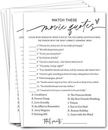 Bridal Shower Bingo, What Will The Bride to Be Receive, 25Pcs Bridal Bingo Game Cards, Engagement Party Games for Guests, Minimalist White Wedding Party Supplies - A18