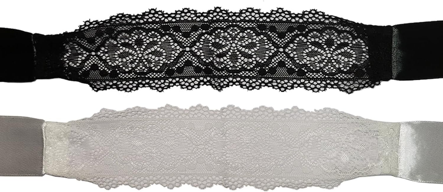 TFTSR Masquerade Masks for Women,Blindfolds Blind Folds for Party Games Adult Couples Play,Black White Lace Venetian Costume