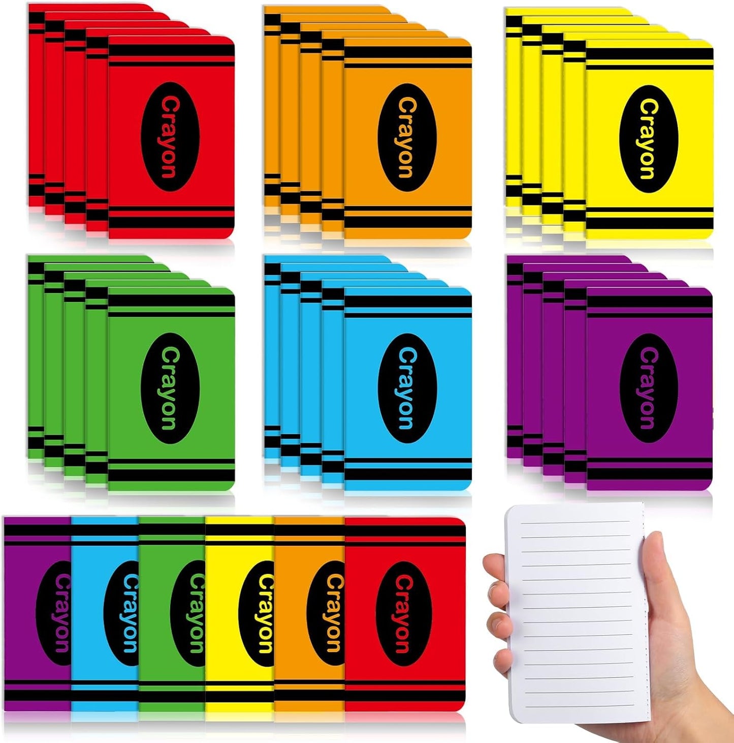 24 Pack Mini Hippie Groovy Notebooks Back to School Favors Small Pocket Size Retro Pink Blue Checked School Girl Notebooks for Students Teacher Appreciation Gift Employee Classroom Prize 5x3 Inch