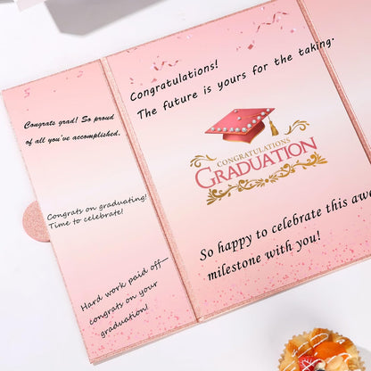 Graduation Guest Book 2026 Graduation Party Decorations Class of 2026 Graduation Sign in Book Signature Board Keepsake Grad Party Supplies College High School Graduation Gift Card Book (Blue)