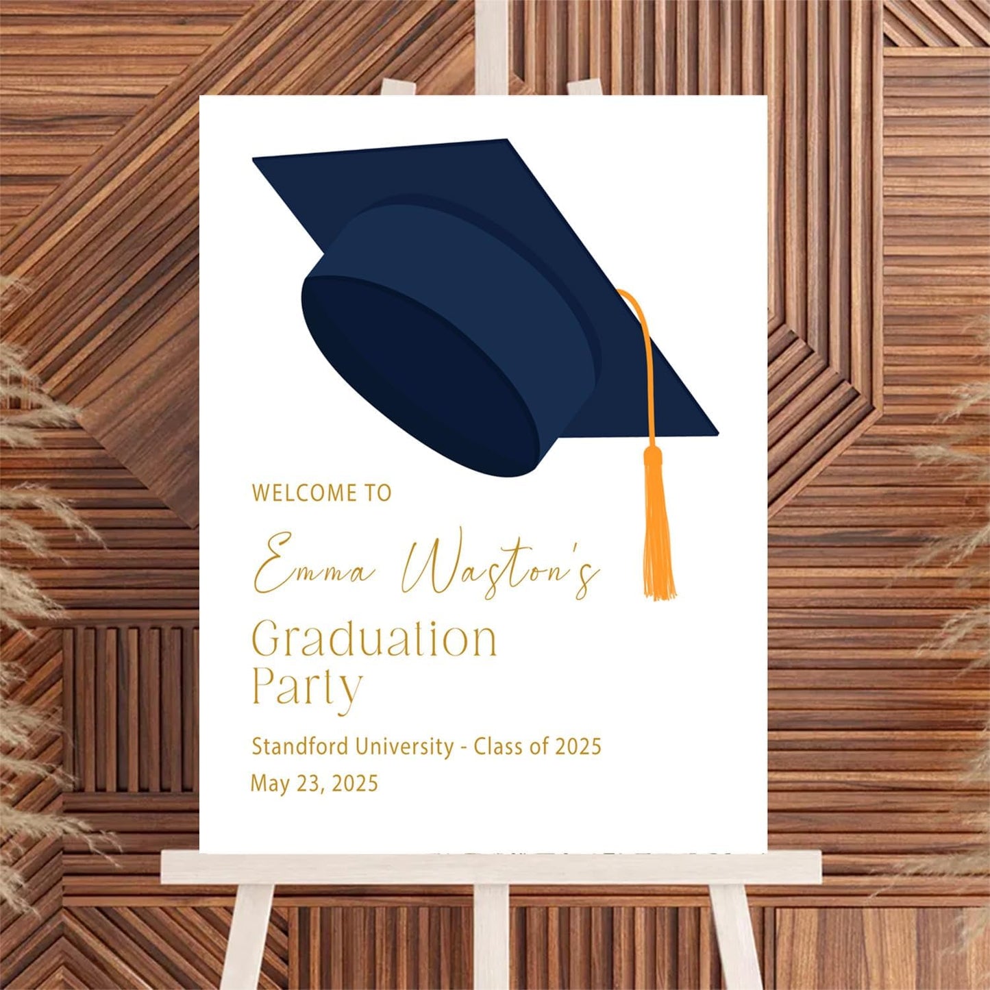 Personalized 2026 Graduation Party Welcome Sign, Minimalist Grads Decor, Class of 2026 Graduation Party Poster, Custom Graduation Party Sign, Congrats Grad Decorations Design 2